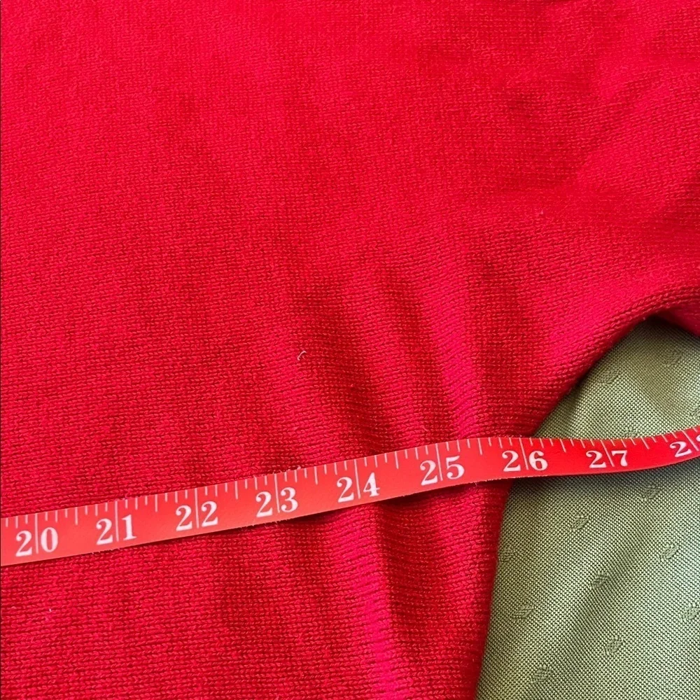 Michael Kors Vibrant Red Knit Sweater size XL